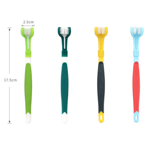 3D Double Sided Pet Dog Cleaning Toothbrush